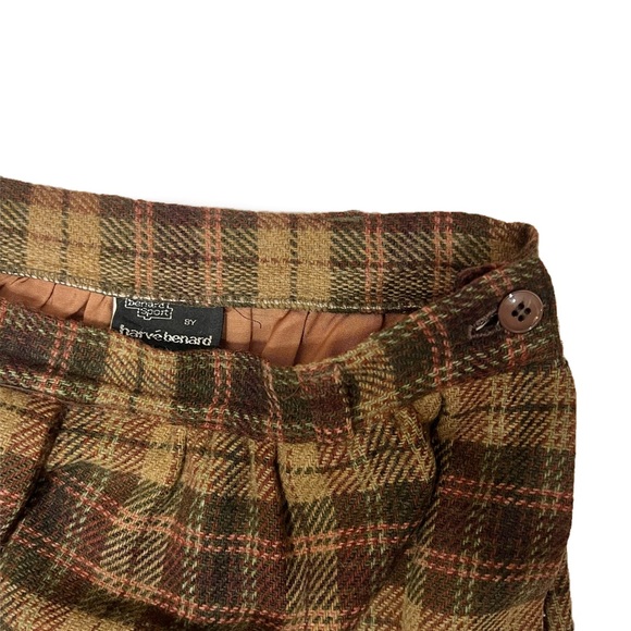 HARVE BERNARD PLAID TARTAN SKIRT VINTAGE - Picture 4 of 4